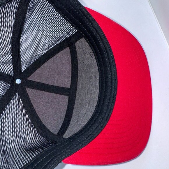 SRT Hellcat Project Torque Red & Black Snapback Hat Trucker Mesh Cap - Picture 5 of 5